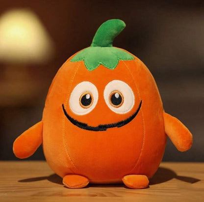 Funny Halloween Plush Dolls – Pumpkin, Zombie, Ghost & Mummy | 20cm Spooky-Cute Throw Pillow & Party Decor 20cm Pumpkin