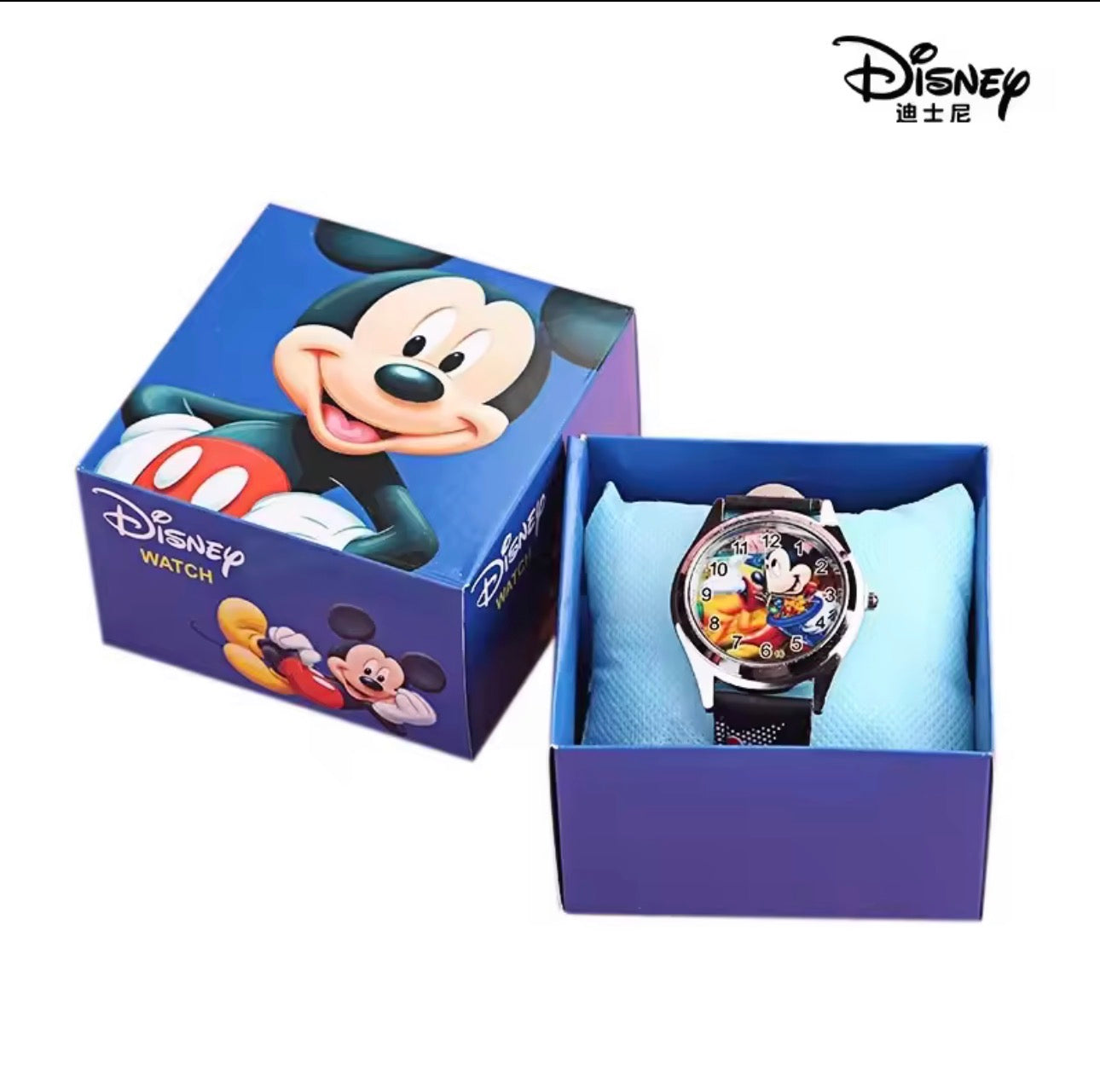 Children’s Character Watch & Gift Box Set – Disney, Marvel, Hello Kitty, LOL Surprise | Assorted Styles | Ages 3+ Multi Mickey