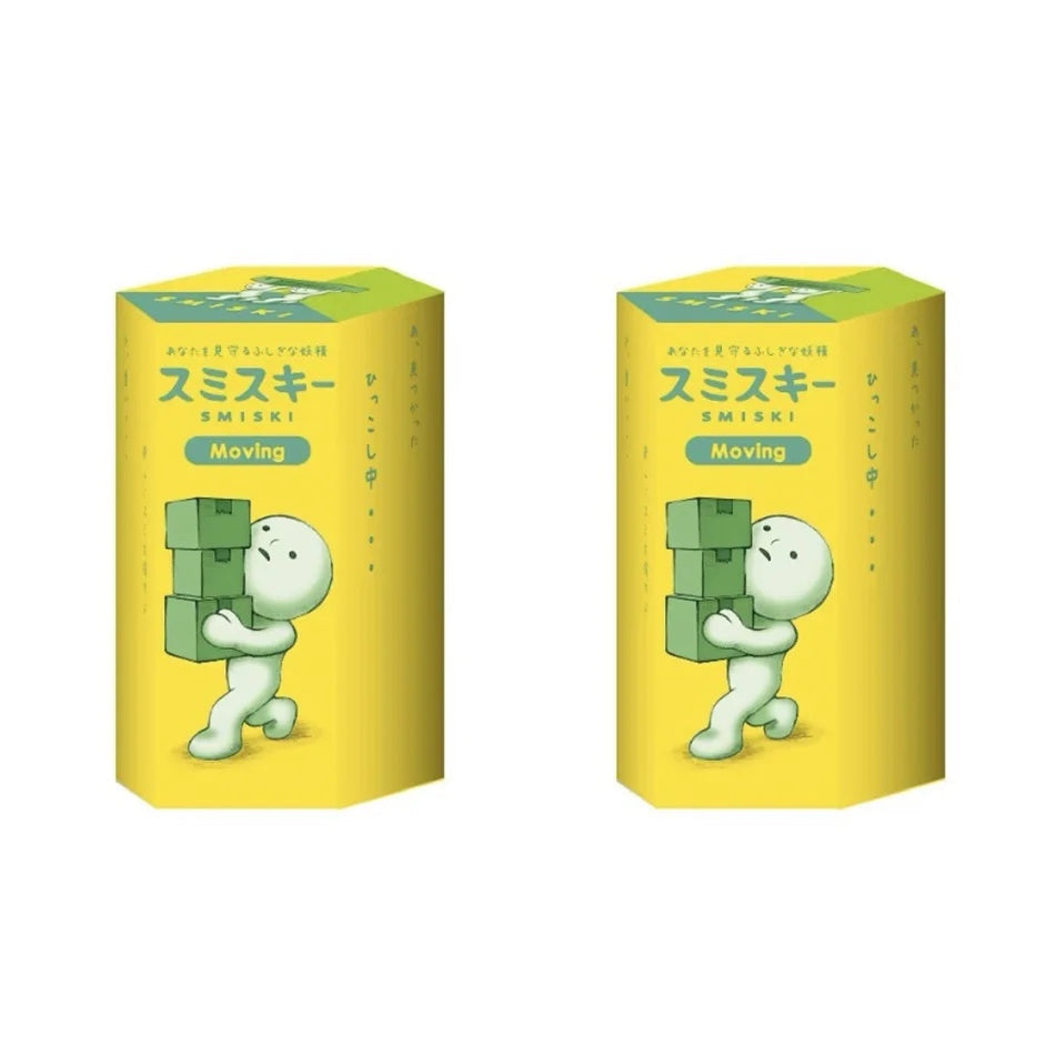 Smiski Life Worker Series – Glow-in-the-Dark Hippers Blind Box Figures | 12-Piece Tabletop Collectibles Green RANDOM 2PCS