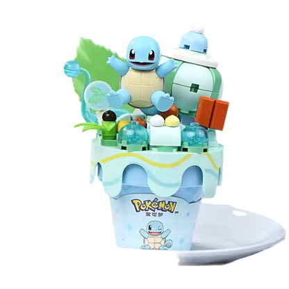 Pokémon Ice Cream Cone Building Block Toys Pikachu Jigglypuff Eevee C