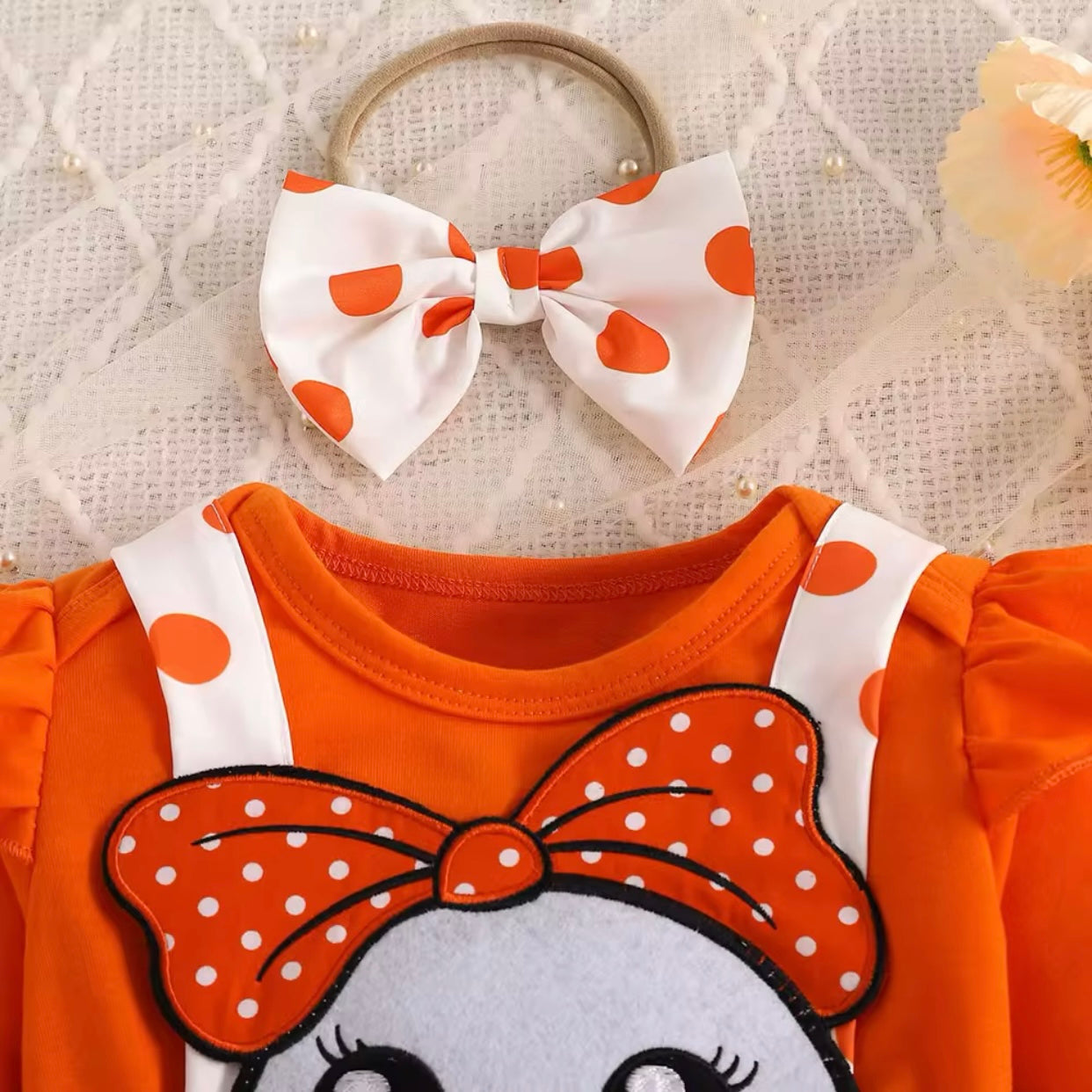 Baby Girls Ghost Halloween Bodysuit & Dress Costume (Age Newborn - 24M)