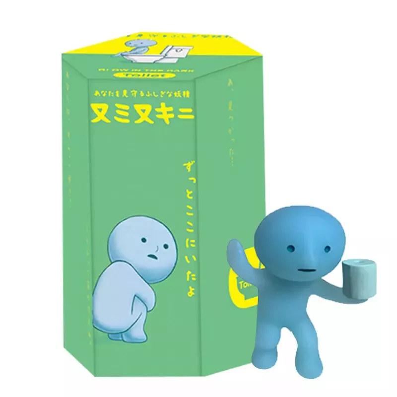 Smiski Hippers Toilet Glow-in-the-Dark â€“ Mini Blind Box Figure | Stick-On Character Toy Multicolor B