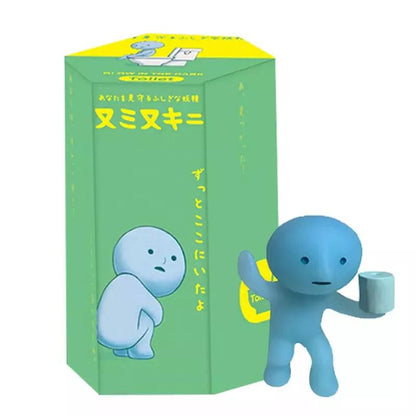 Smiski Hippers Toilet Glow-in-the-Dark â€“ Mini Blind Box Figure | Stick-On Character Toy Multicolor B