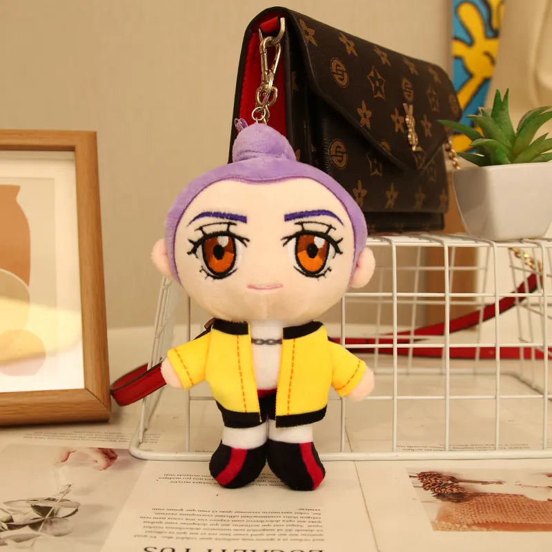 K‑Pop Demon Hunters – Children’s Plush Toy Pendants | Witch Hunting Group