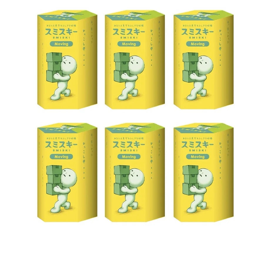 Smiski Life Worker Series – Glow-in-the-Dark Hippers Blind Box Figures | 12-Piece Tabletop Collectibles Green RANDOM 6PCS