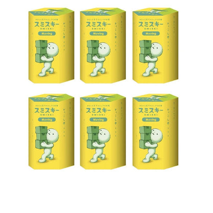 Smiski Life Worker Series – Glow-in-the-Dark Hippers Blind Box Figures | 12-Piece Tabletop Collectibles Green RANDOM 6PCS