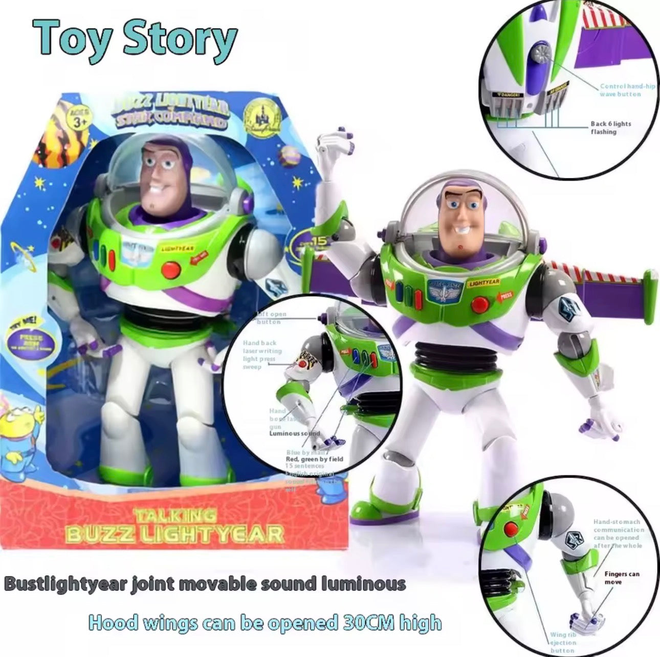 Buzz Lightyear Action Figure Robot