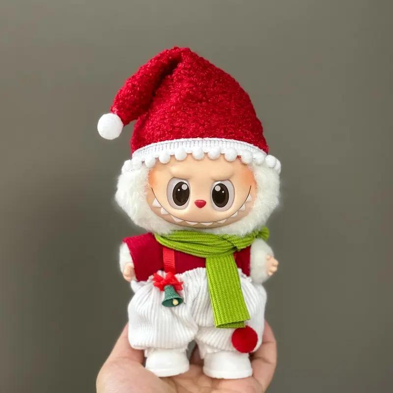 Labubu Accessories Clothes Suitable For V1 V2 V3 Labubu Christmas Deer Set Labubu Red Clothing Christmas Fashion Gift