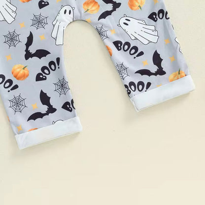 Baby Ghost Halloween Jumpsuit (Age 3M-18M)