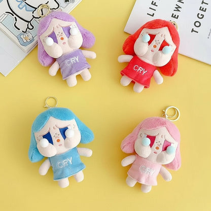 POP MART Crybaby Plush Keychain â€“ 13cm Soft Character Accessory