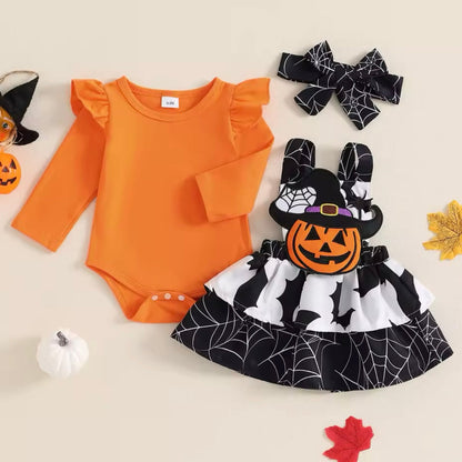 Baby Girls Halloween Bodysuit & Dress Costume (Age Newborn - 18M)