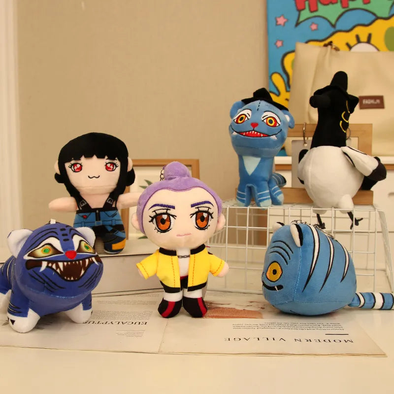 K‑Pop Demon Hunters – Children’s Plush Toy Pendants | Witch Hunting Group