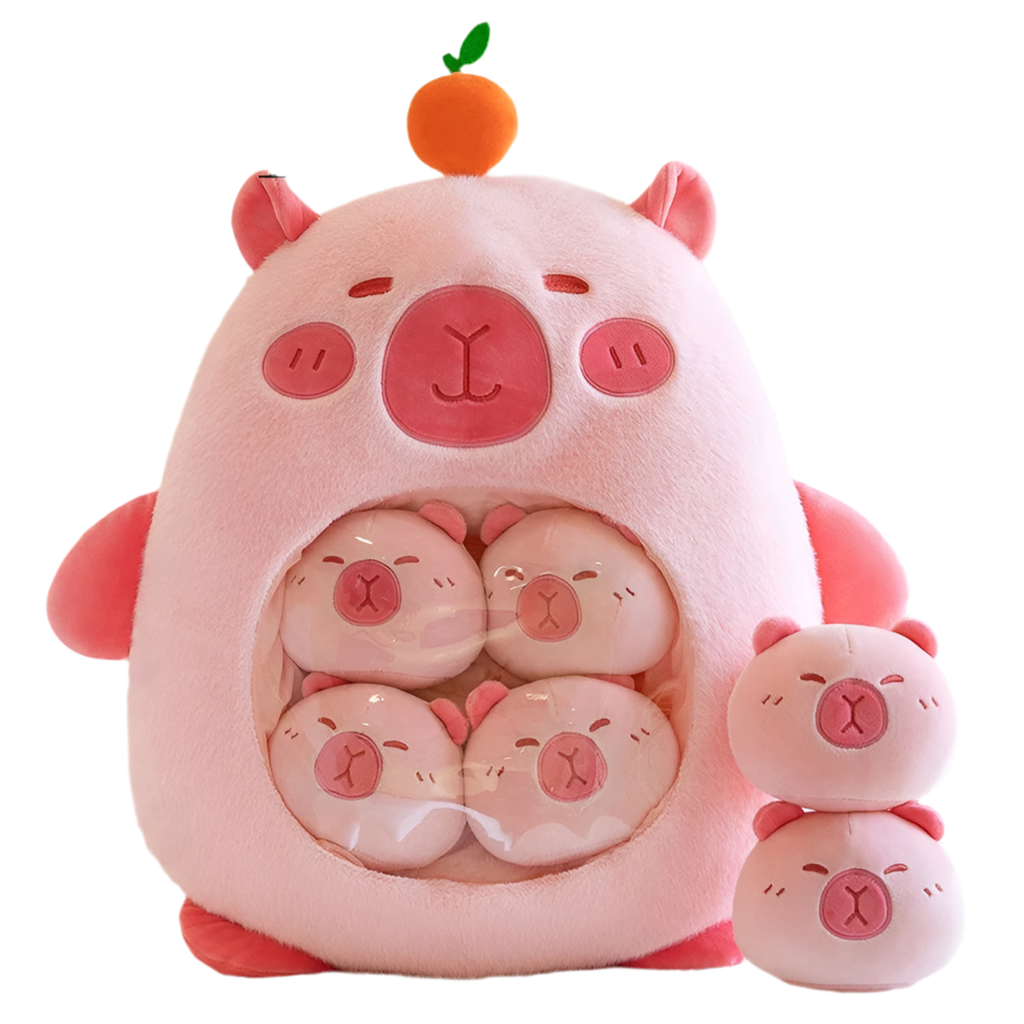 Plush Panda Koala Capybara Pudding Bag Stuffed Toy 35-50cm