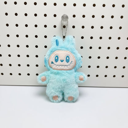 Labubu The Monsters – 3rd Gen Plush Keychain Doll | 12–15cm Backpack Charm Dark Blue