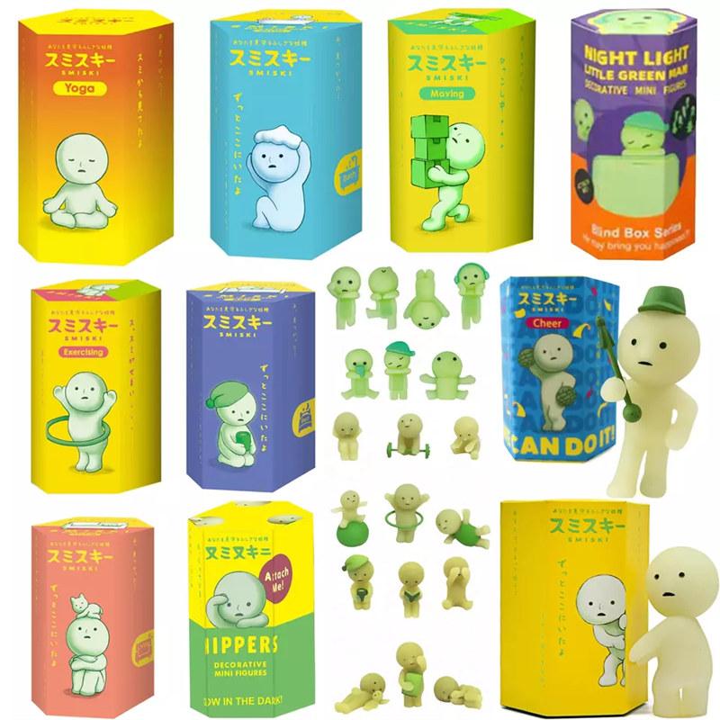 Smiski Hippers Toilet Glow-in-the-Dark â€“ Mini Blind Box Figure | Stick-On Character Toy
