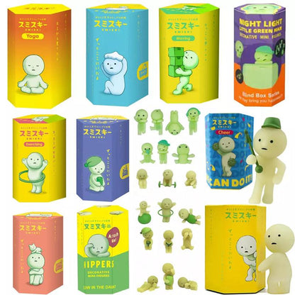 Smiski Hippers Toilet Glow-in-the-Dark â€“ Mini Blind Box Figure | Stick-On Character Toy