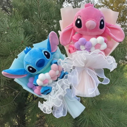 Plush Stitch Flower Bouquet | Cute Plush Gift Bouquet • Valentines Gift (35cm)