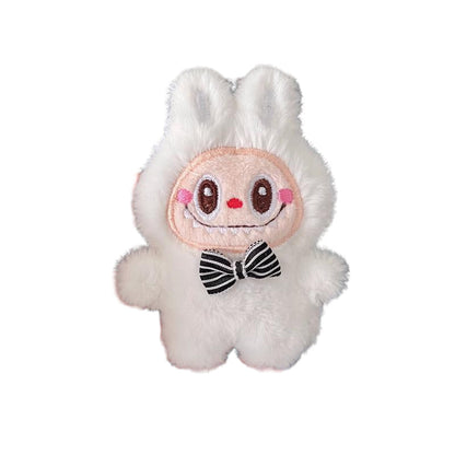 Labubu Plush Keychain â€“ Cute Cartoon Bag Charm White