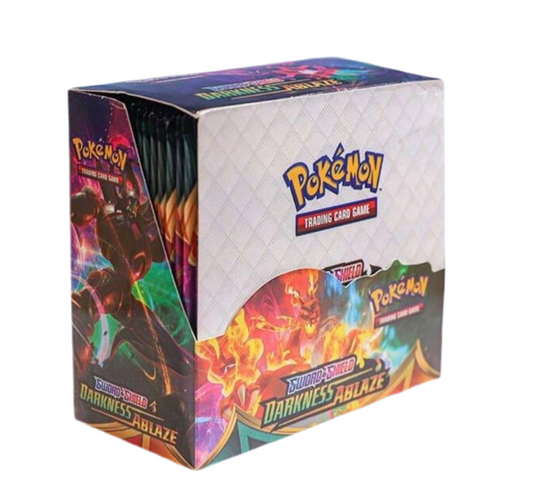 Pokémon TCG: Sword & Shield Darkness Ablaze Booster Box Trading Card Game Multicolor Darkness Ablaze 1 Box