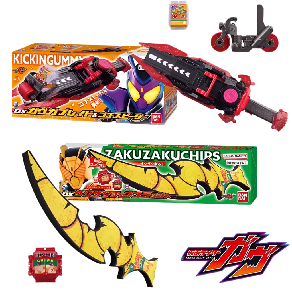 Bandai DX Gavv Gablade and Gochi Speeder Kamen Rider Gavv series