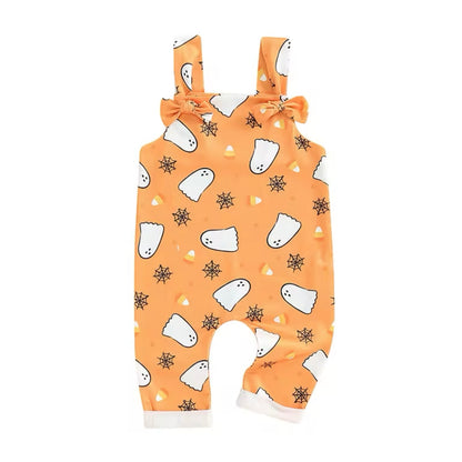 Baby Ghost Halloween Jumpsuit (Age 3M-18M)
