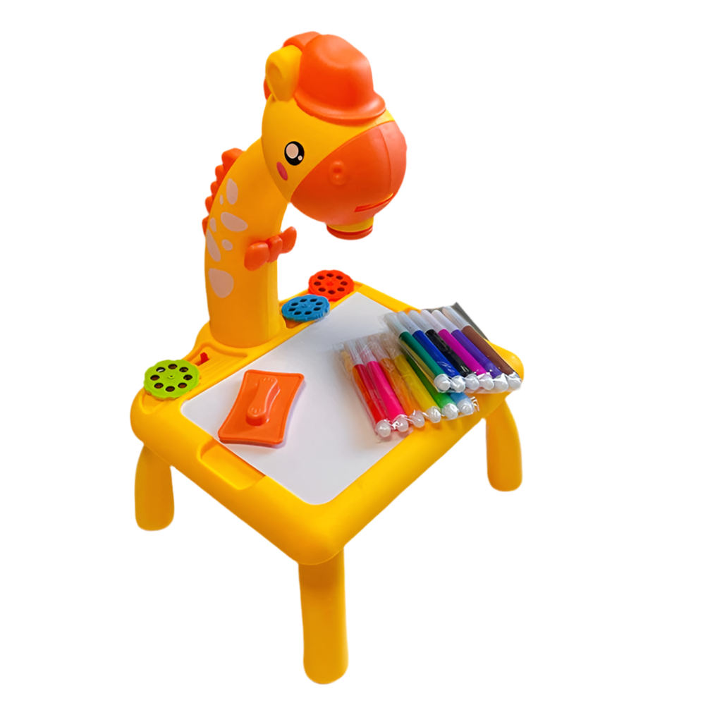 Children LED Projector Drawing Table Painting Table