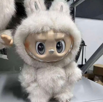 Large Labubu The Monsters Zimomo â€œI Found Youâ€ Vinyl Face Doll | Designer Collectible Art Toy White