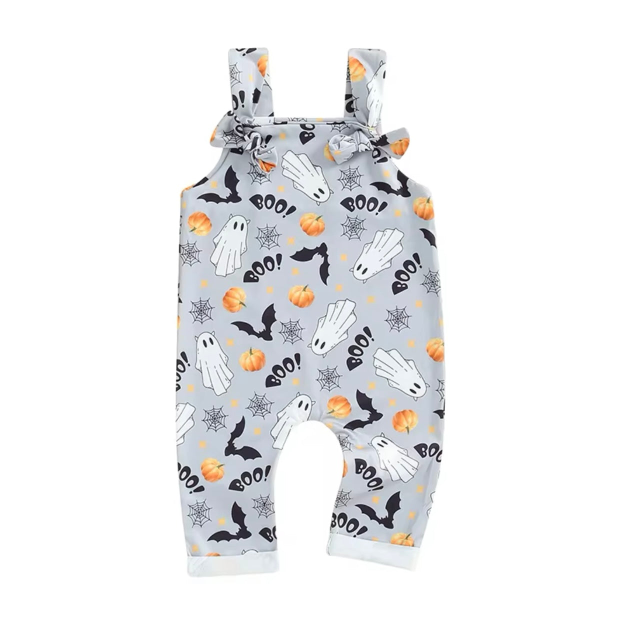 Baby Ghost Halloween Jumpsuit (Age 3M-18M)