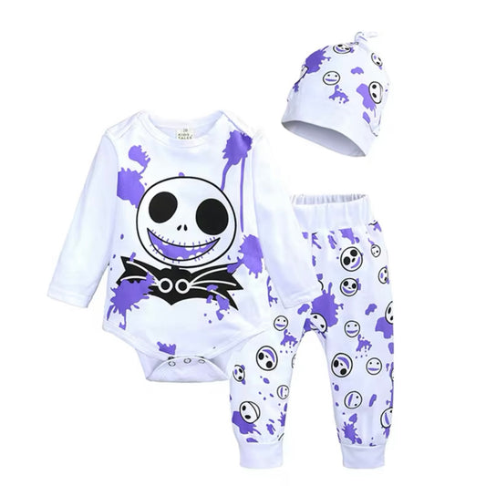Baby Halloween Bodysuit Trousers & Hat Set (Age 3M-24M)