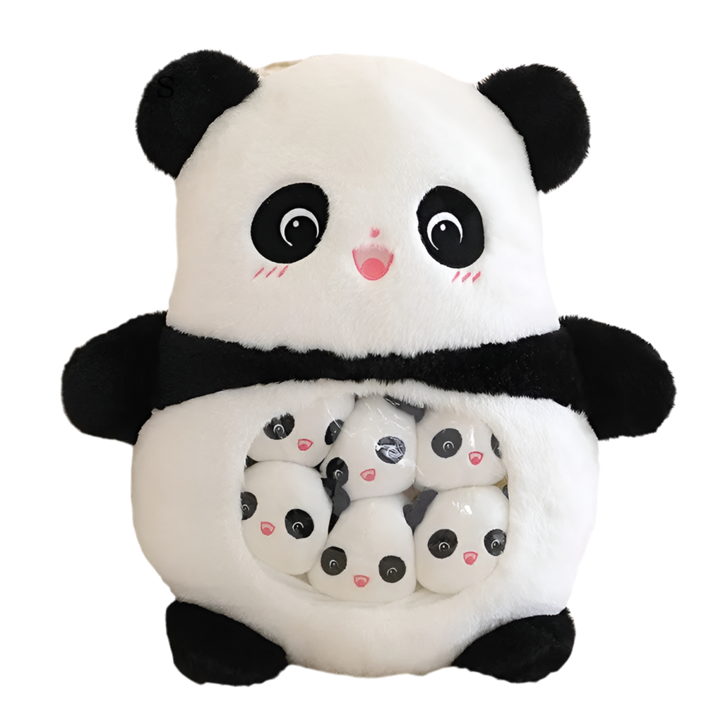 Plush Panda Koala Capybara Pudding Bag Stuffed Toy 35-50cm