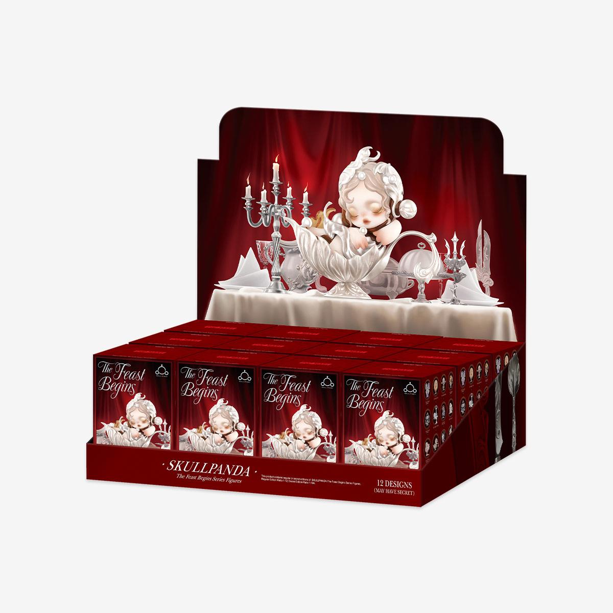 SKULLPANDA – The Feast Begins Series | Blind Box Art Figures | 1‑Pack or Full 12‑Piece Set Multicolor 12 Pack
