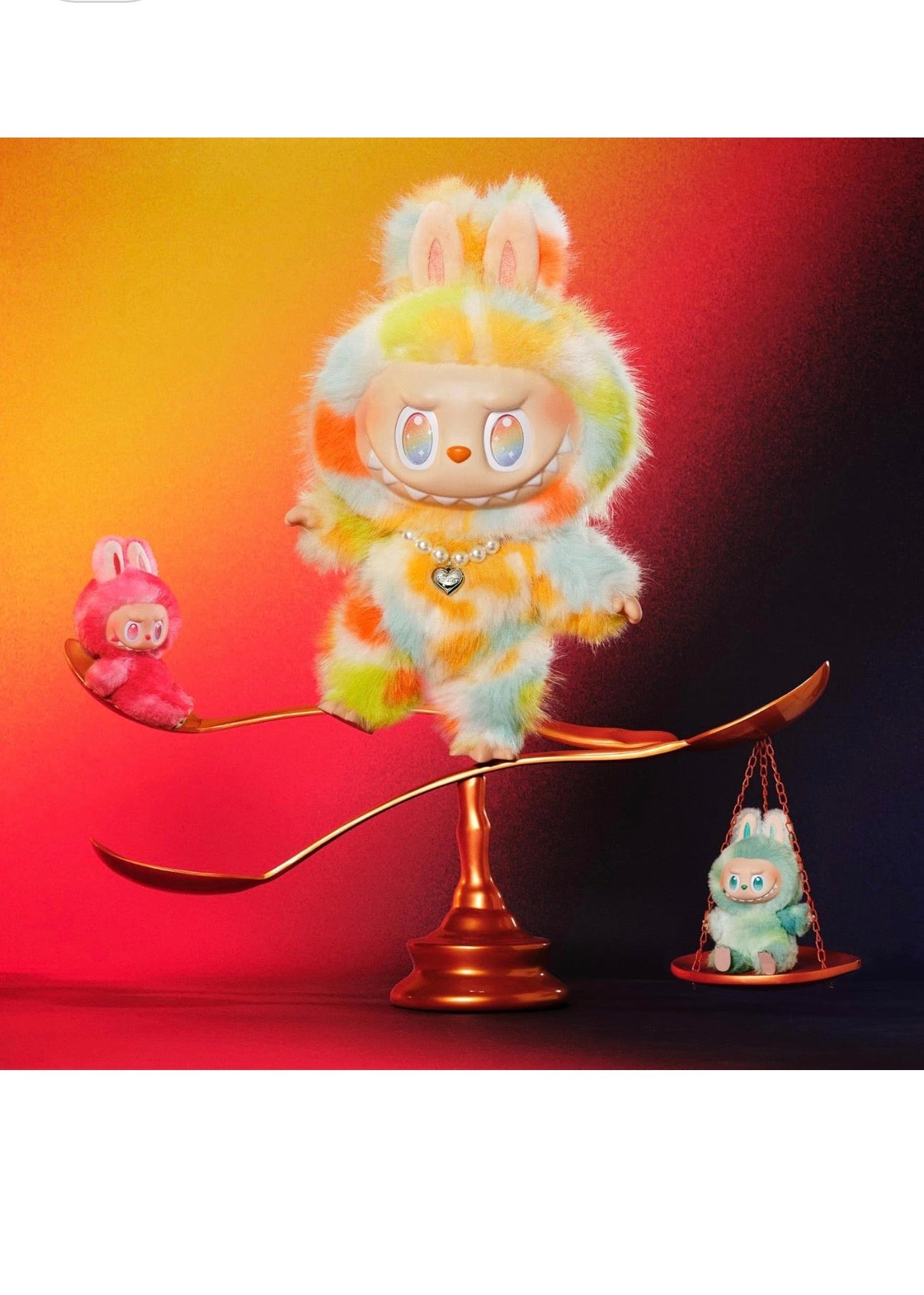 Large Labubu The Monsters Big Into Energy Series â€“ Rock the Universe Vinyl Plush Doll | 37cmï¿¼