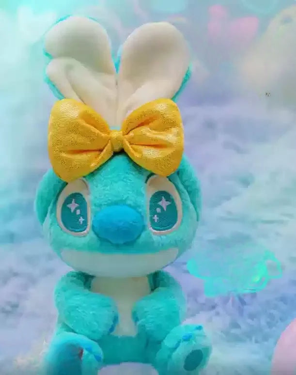 Disney Stitch Cosbi Plush Keychain Blind Box Mint Bear