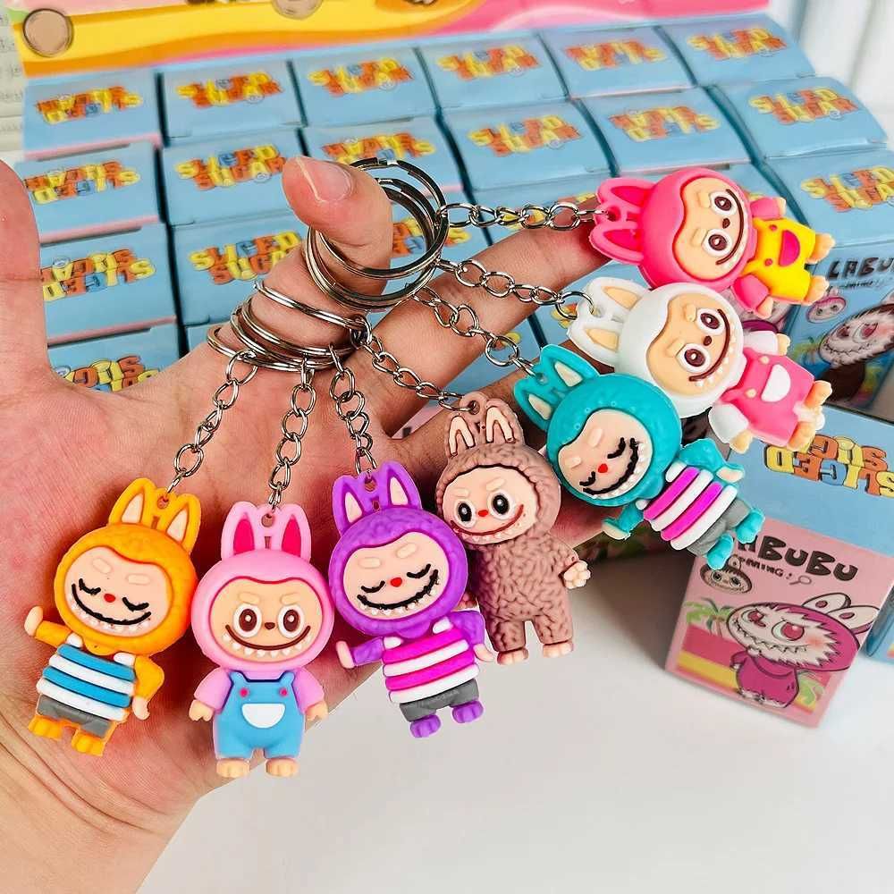Labubu The Monsters Blind Box Keychain Set – 24-Piece PVC Figure Dolls