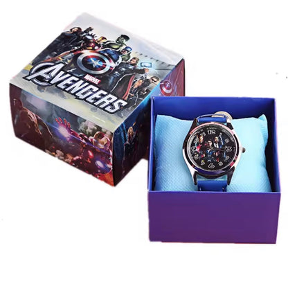 Children’s Character Watch & Gift Box Set – Disney, Marvel, Hello Kitty, LOL Surprise | Assorted Styles | Ages 3+ Multi Avengers