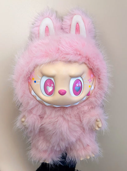 Large Labubu The Monsters Zimomo â€œI Found Youâ€ Vinyl Face Doll | Designer Collectible Art Toy Pink