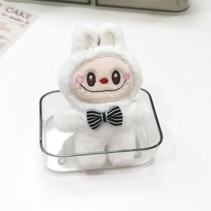 Labubu The Monsters – 3rd Gen Plush Keychain Doll | 12–15cm Backpack Charm White