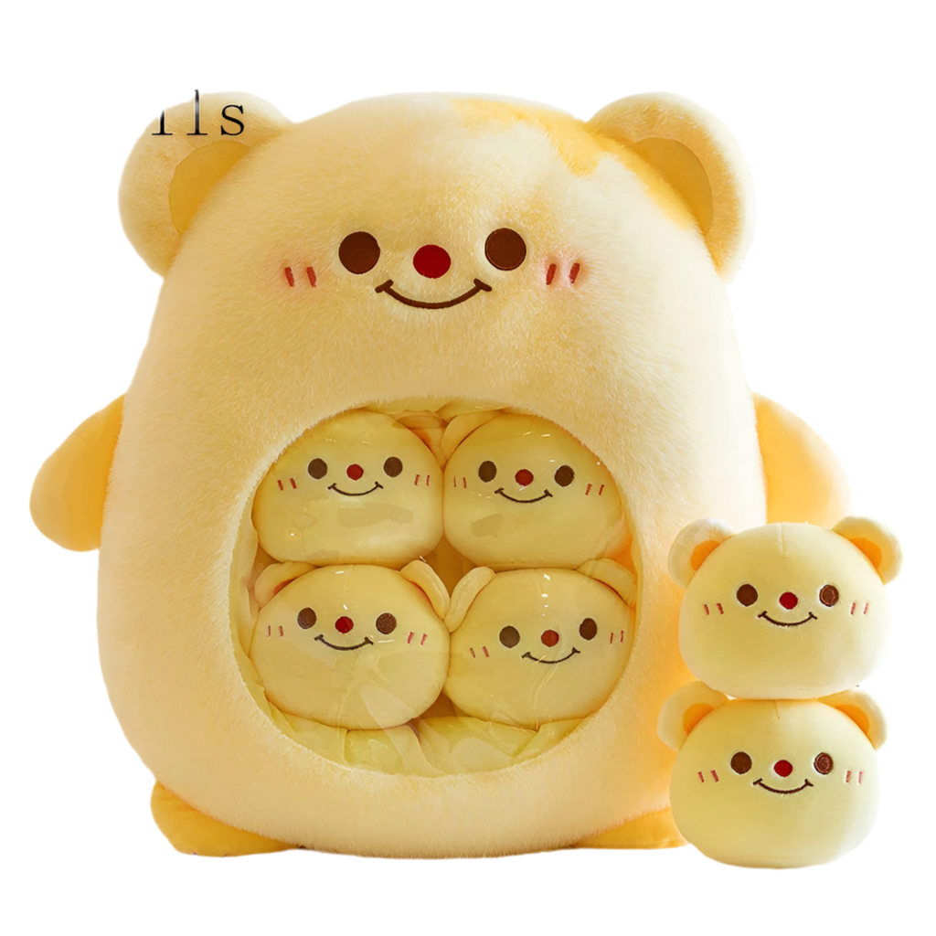 Plush Panda Koala Capybara Pudding Bag Stuffed Toy 35-50cm