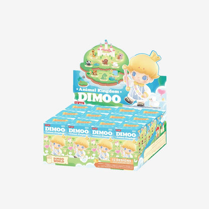 Dimoo Animal Kingdom Series â€“ Blind Box Figures | Single Pack or 12-Piece Set Multicolor 12 Pack