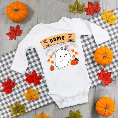 Baby Custom Halloween Bodysuit Personalised (Age 3M-24M)