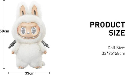 The Monsters Large Labubu Zimomo Angel in Clouds Vinyl Face Doll â€“ 58cm Designer Collectible