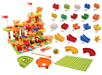 Large DIY Marble Run Track - 74-296 PCS 296PCS