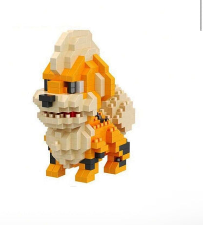 Pokémon Mini Building Blocks Figures – Pikachu, Charizard, Togepi, Cubone & More | Anime Brick Toys for Kids Multicolor G