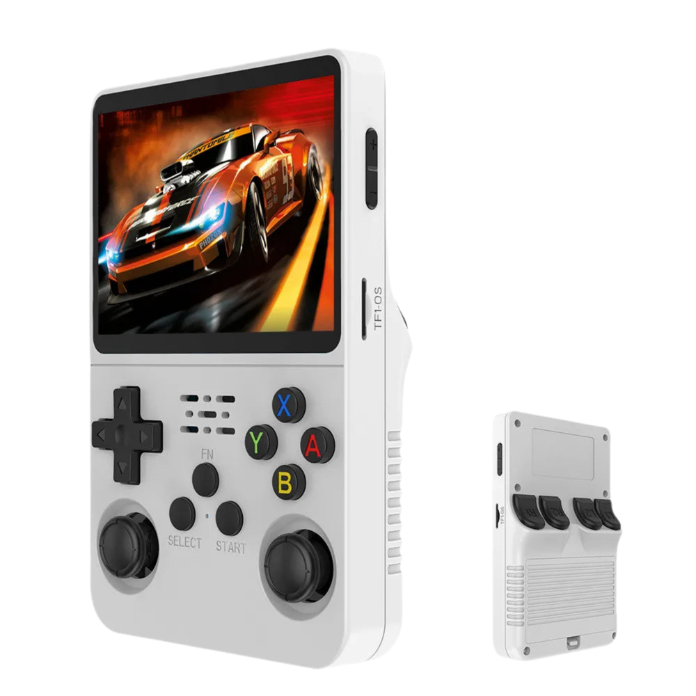 Retro R36S Handheld Video Game Console – 3.5” IPS Screen | 128GB Pocket Player with 10,000+ Preloaded Games | Linux System