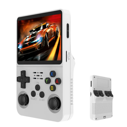 Retro R36S Handheld Video Game Console – 3.5” IPS Screen | 128GB Pocket Player with 10,000+ Preloaded Games | Linux System