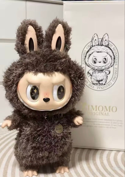 The Monsters Large Labubu Zimomo Angel in Clouds Vinyl Face Doll â€“ 58cm Designer Collectible Brown