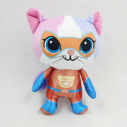 SuperKitties Plush Cat Team â€“ 18cm | Soft Hero Cat Plush Dolls