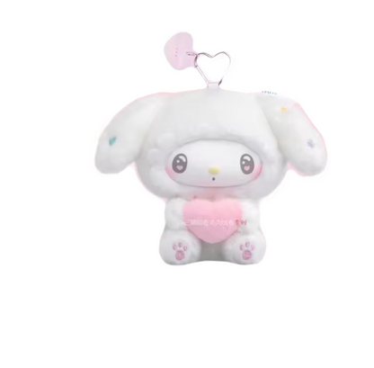 Miniso Top Toy Sanrio My Melody 50th Anniversary Milk Candy Series Plush Keychains Single Blind Box F