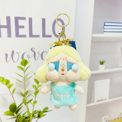 POP MART Crybaby Plush Keychain â€“ 13cm Soft Character Accessory