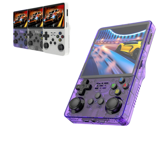 Retro R36S Handheld Video Game Console – 3.5” IPS Screen | 128GB Pocket Player with 10,000+ Preloaded Games | Linux System